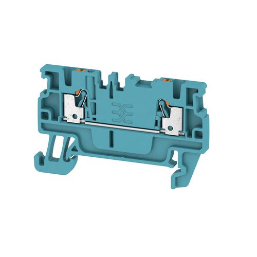 Caurlaides spaiļu bloks, PUSH IN, 1,5 mm², 500 V, 17,5 A, Savienojumu skaits: 2