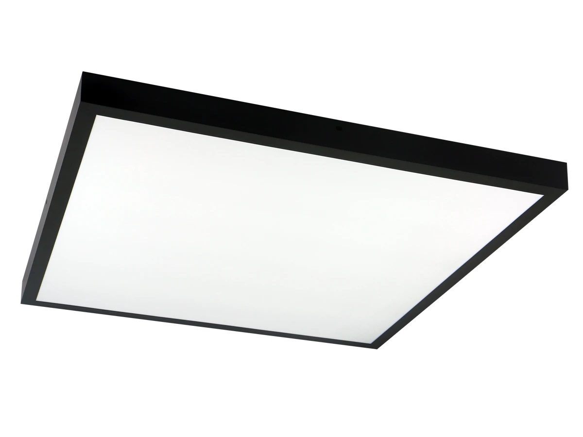 LED panelis 40W 4000K 4000lm, 60x60 cm, virsma / padziļinājumā 2in1 melns