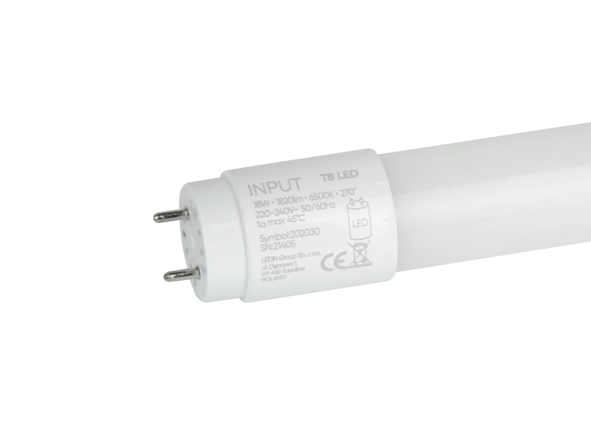 LED lampa T8 G13 230V 18W 120cm 1820lm, 100lm/W, 4000K, NANO, NANO