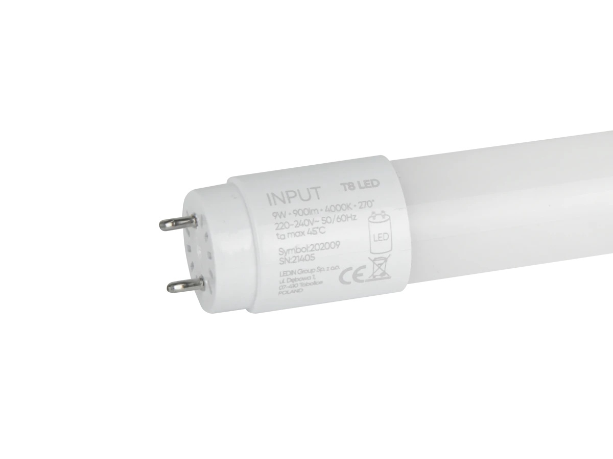 LED lampa T8 G13 230V 9W 60cm 900lm, 100lm/W, 4000K, NANO, NANO