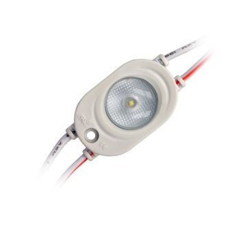 LED modulis 12V, 1W, 6500K 170°, OSRAM SMD, LED line