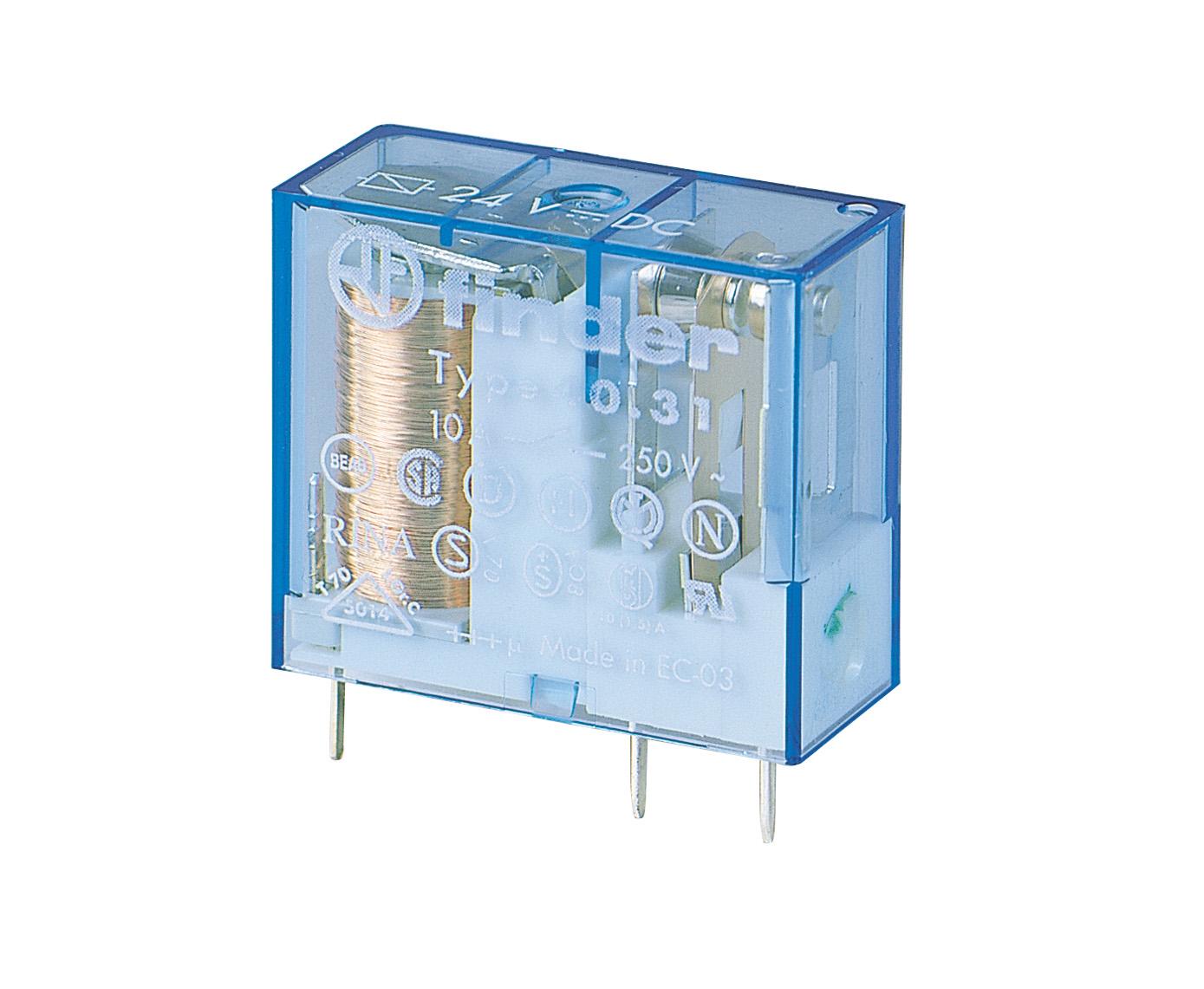 Relejs 24VDC, 1CO, 10A