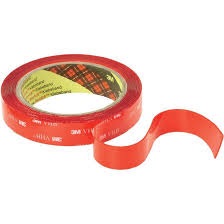 Divpusēja līmlenta 3M VHB 4910F, 1.0mm x 19mm x 3m, caurspīdīga