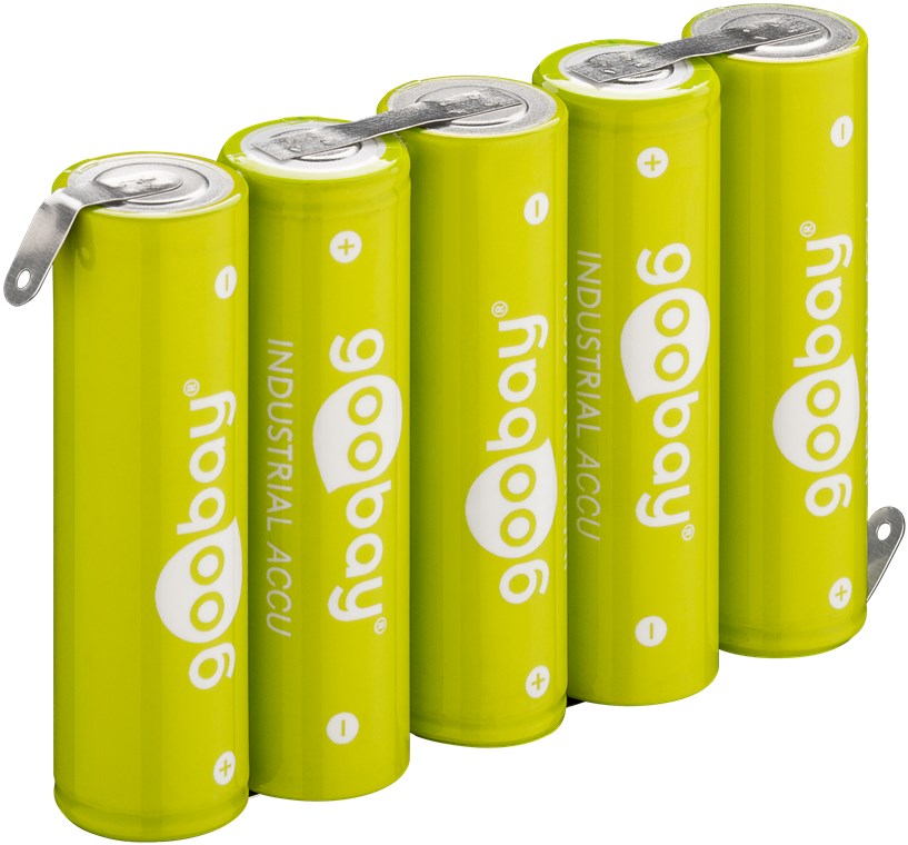 Pielodējami akumulatori 5x AA (Mignon)2100mAh, (Z), (NiMH), 6V
