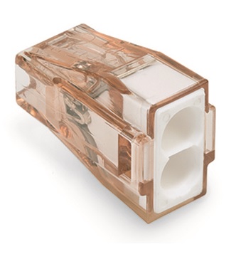 Universālais vadu savienojums 2x1,5-4 mm balts 32A 400V WAGO