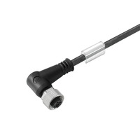 Savienojuma vads; M12; PIN: 4; leņķa; 1.5m; spraudnis; 250VAC; 4A; -25÷80°C