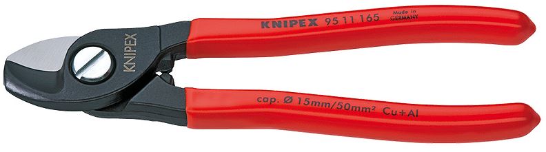 Profesionālas knaibles nokniebšanai 95 11 165 KNIPEX