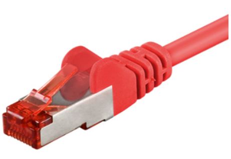 Patch kabelis FTP CAT6e LAN ar uzgaļiem 5.0m, sarkans