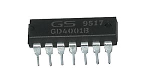 Mikroshēma CD4001 DIP14 RoHS