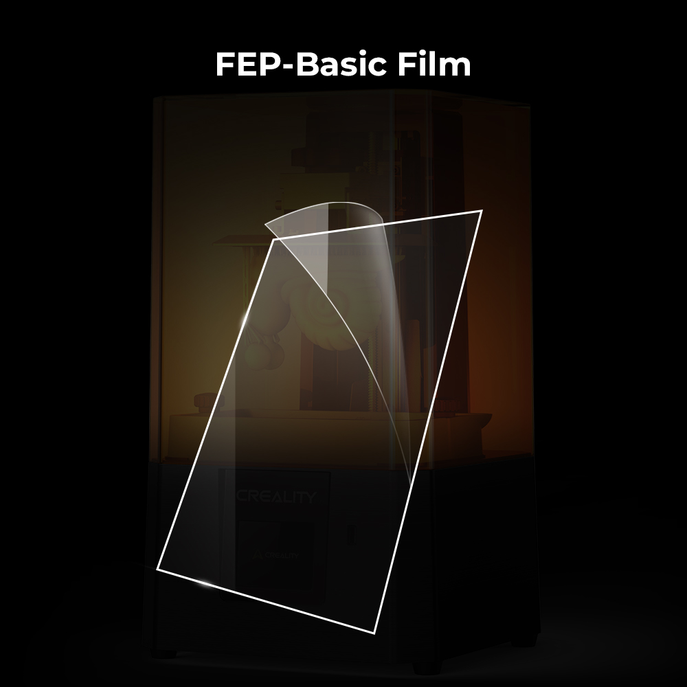 FEP atdalīšanas plēve sveķu 3D printerim 6.6" 200 x 140 x 0.15mm 3gab CREALITY