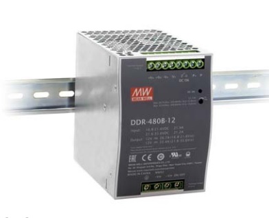 Sprieguma pārveidotājs DC/DC 16.8-33.6V:12V 33.4A, uzstādāms uz DIN sliedes, MEAN WELL