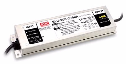 200 W LED barošanas bloks ar nemainīgu strāvas stiprumu 700 mA 142-286 V regulējams, ar PFC