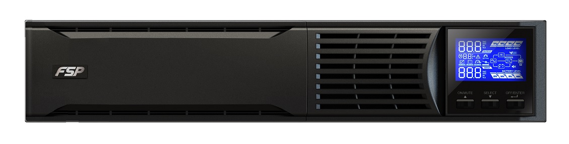 Nepārtrauktās barošanas avots (UPS) CHAMP 1000VA 900W, Online, Rack, FSP