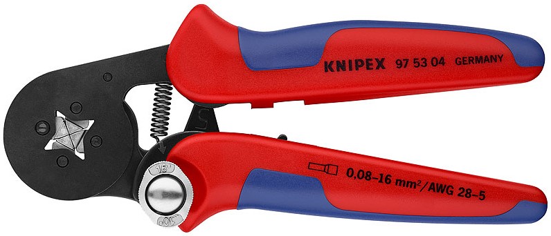 Uzspiešanas knaibles  0.08 - 10.0 mm² savienojumiem KNIPEX