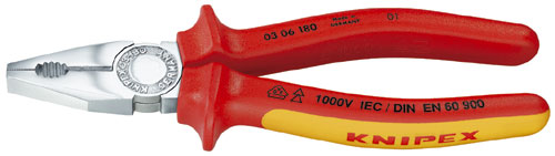 Profesionālas knaibles 0306180 ( 1000V ) KNIPEX