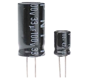 Elektrolīta kondensators 22uF 100V 105° 6.3X11.2mm