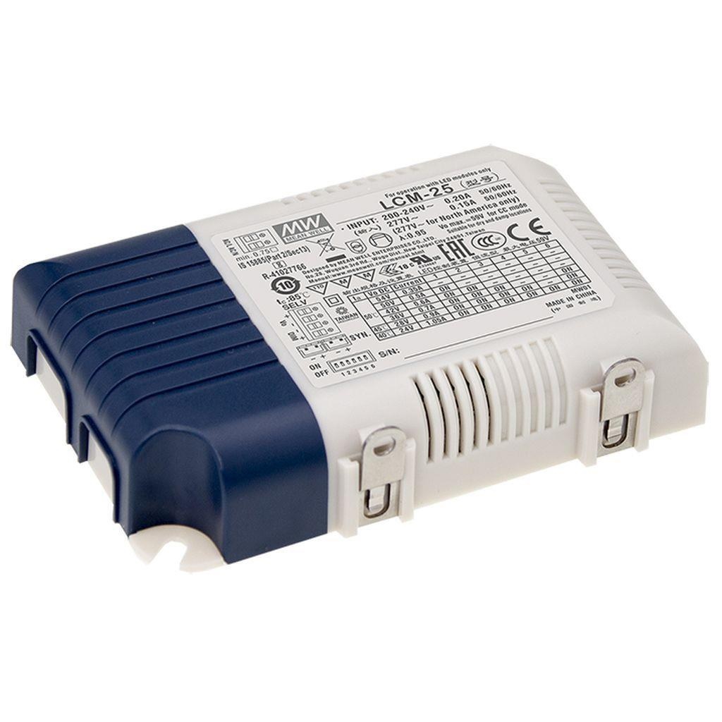 Impulsu strāvas avots LED 25W Multiple-Stage kontrolējams MEAN WELL
