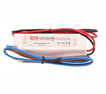 Impulsu barošanas bloks LED 3..48V 350mA 16.8W MEAN WELL