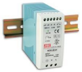 Impulsu barošanas bloks 12V 5A 60W SNT stiprināms uz DIN sliedes MEAN WELL