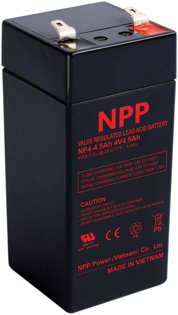 Akumulators 4V 4.5Ah T1(F1) Pb AGM NPP