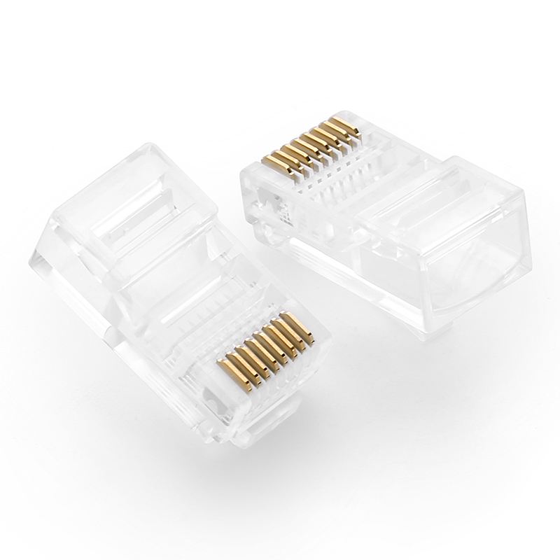 Network Modular Plug RJ45 (8P8C) CAT5/5e UTP for Solid and Stranded Cable (100 pcs)