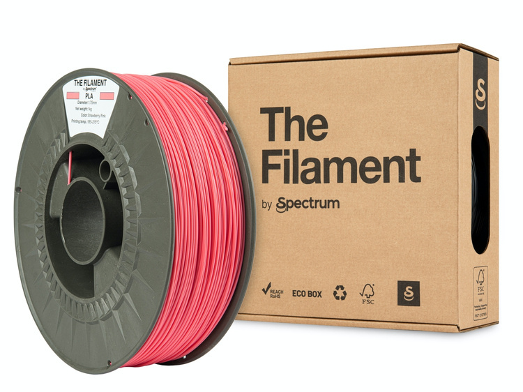 Filament PLA Strawberry Pink 1kg The Filament by Spectrum
