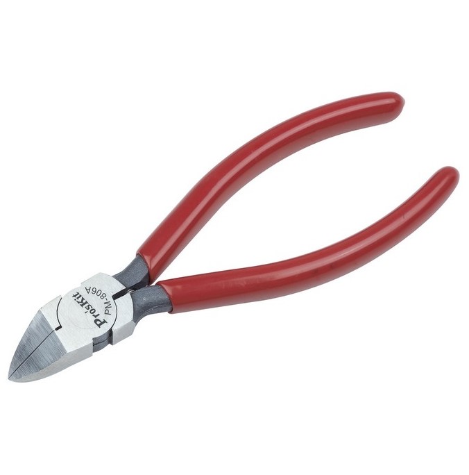 Knaibles mīkstu materiālu un plastmasas nogriežšanai  150mm, PM-806A Pro'sKit