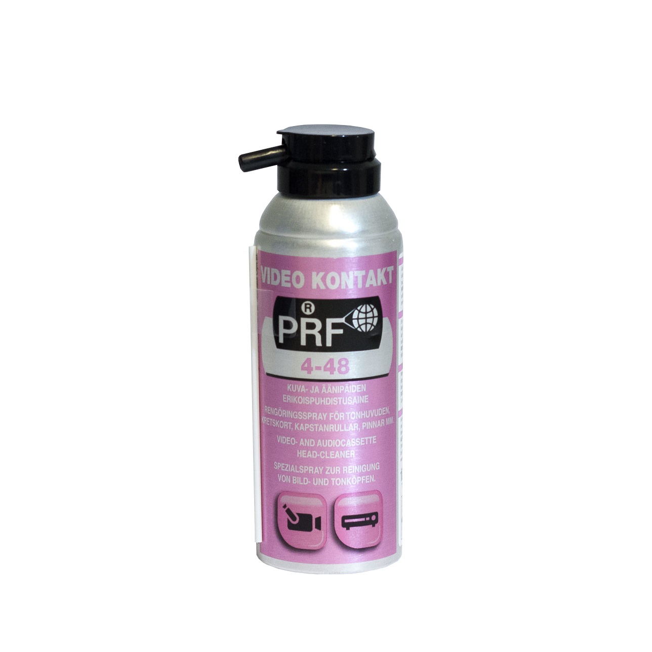 Special spray for cleaning of magnetic heads of audio and video recorders. Non-con-ductive. PRF 4-48 220 ml Taerosol