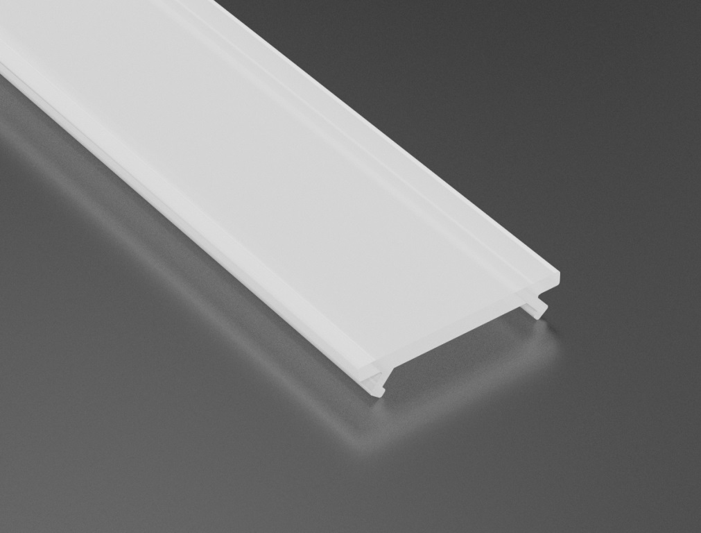 PMMA pārsegs MILKY profiliem LUMINES A B C D Y MONO, V2, 1m