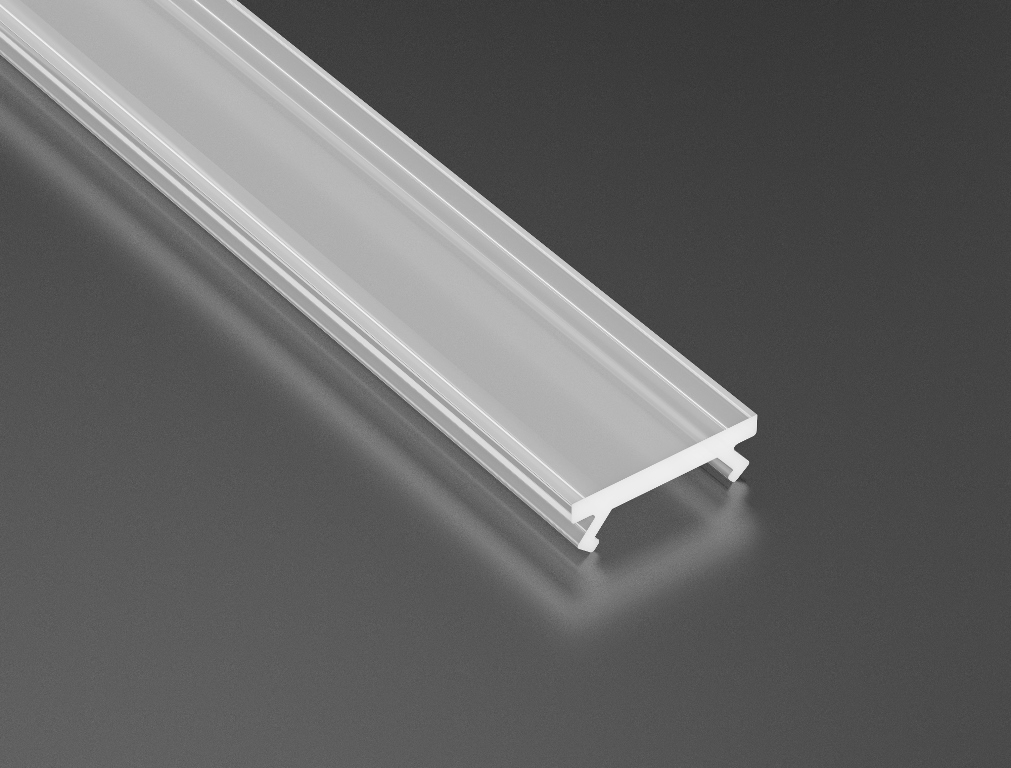 PMMA matēts pārsegs profiliem LUMINES SLIM X V2 2,02 m