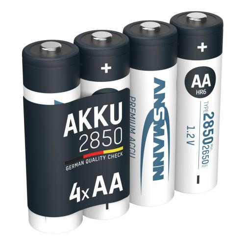 Akumulators R6 (AA) 1.2V 2850mAh Ni-Mh ANSMANN (4 gab.iepakojums)