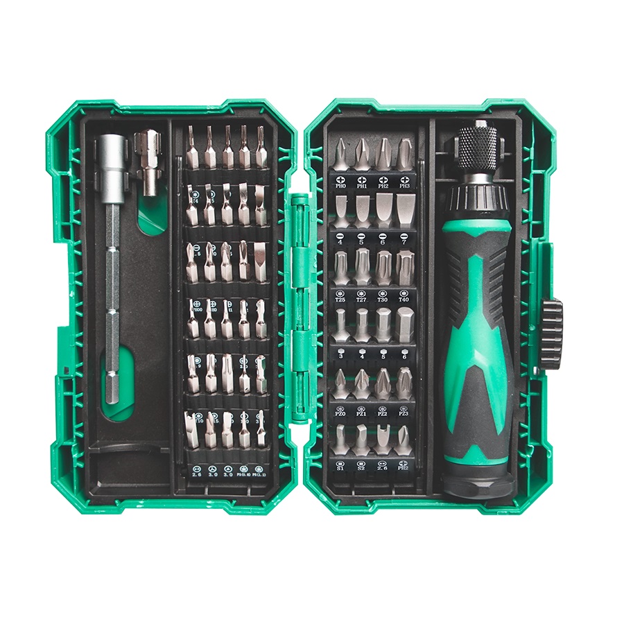 Skrūvgriežu un uzgaļu komplekts 57 gab SD-9857M Pro'sKit