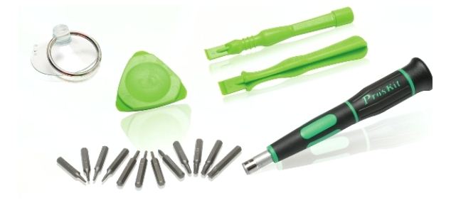 Skrūvgriežu un instrumentu komplekts Apple iPhone, iPod, iPad remontam