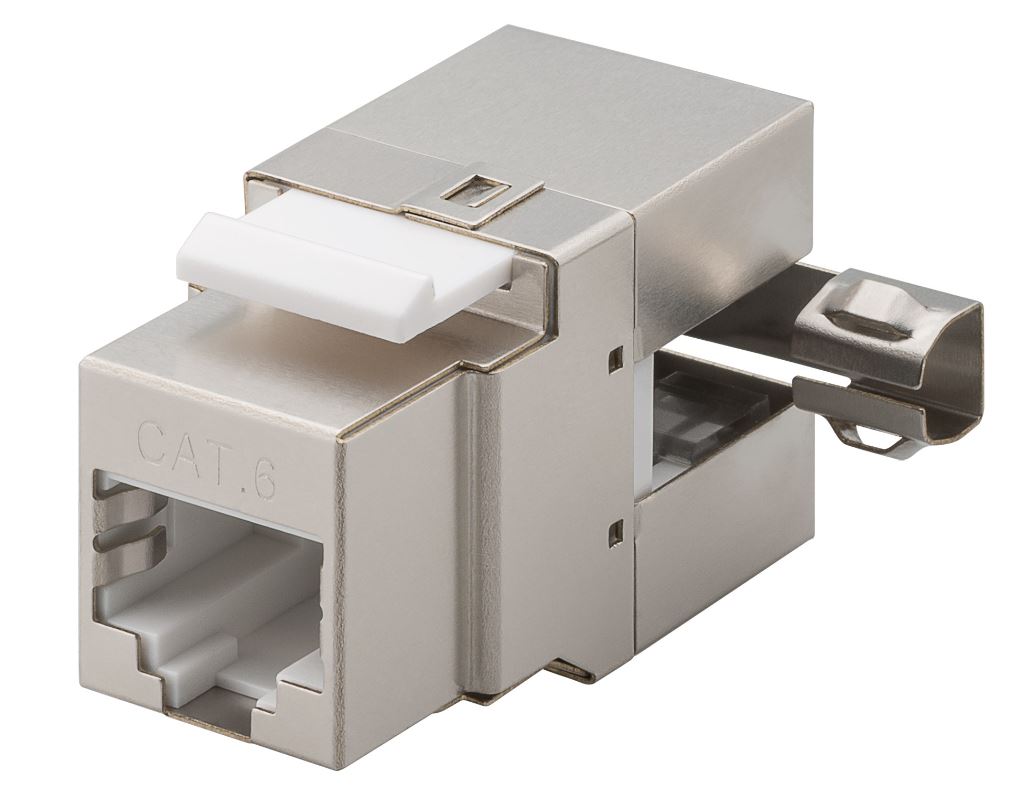 Paneļa ligzda CAT6, ekranēta RJ45