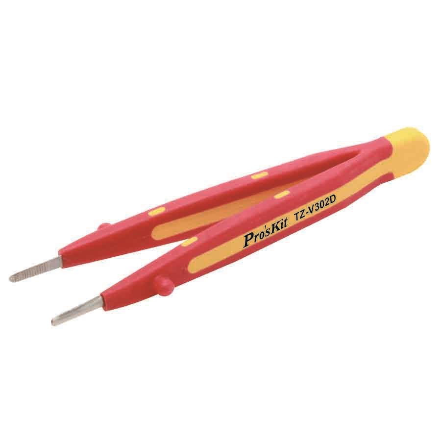 1000V Insulated Wide Tip Tweezer 145mm