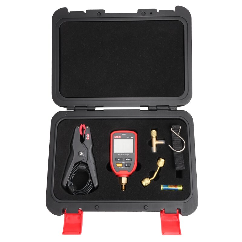 Bezvadu spiediena mērītājs ar temperatūras skavu, -1 līdz 60b, ±0,5 %FS, -50 ℃~＋150 ℃, Bluetooth, UNI-T