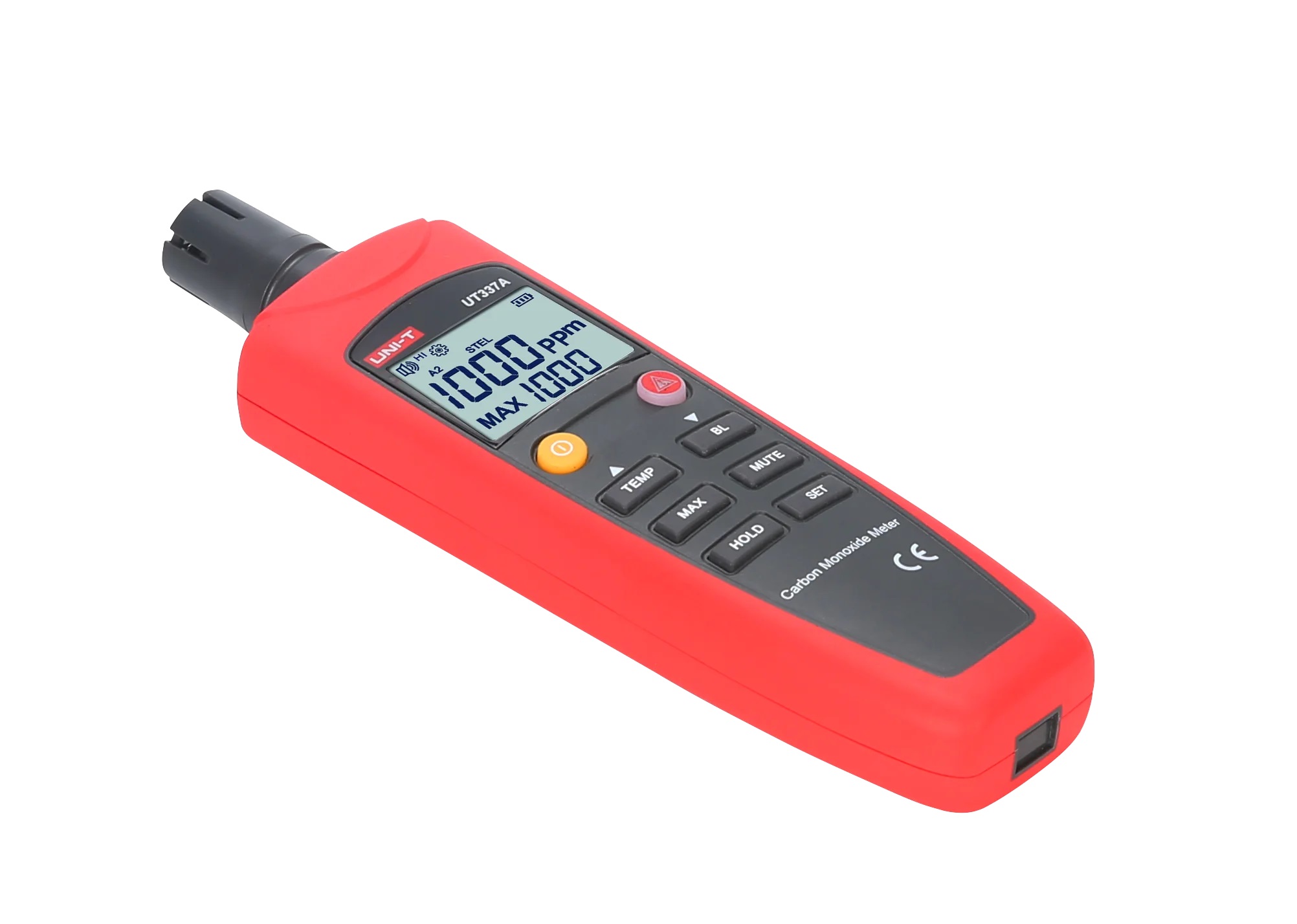 Oglekļa monoksīda testeris CO mērījumu diapazons 0 ~ 1000ppm;