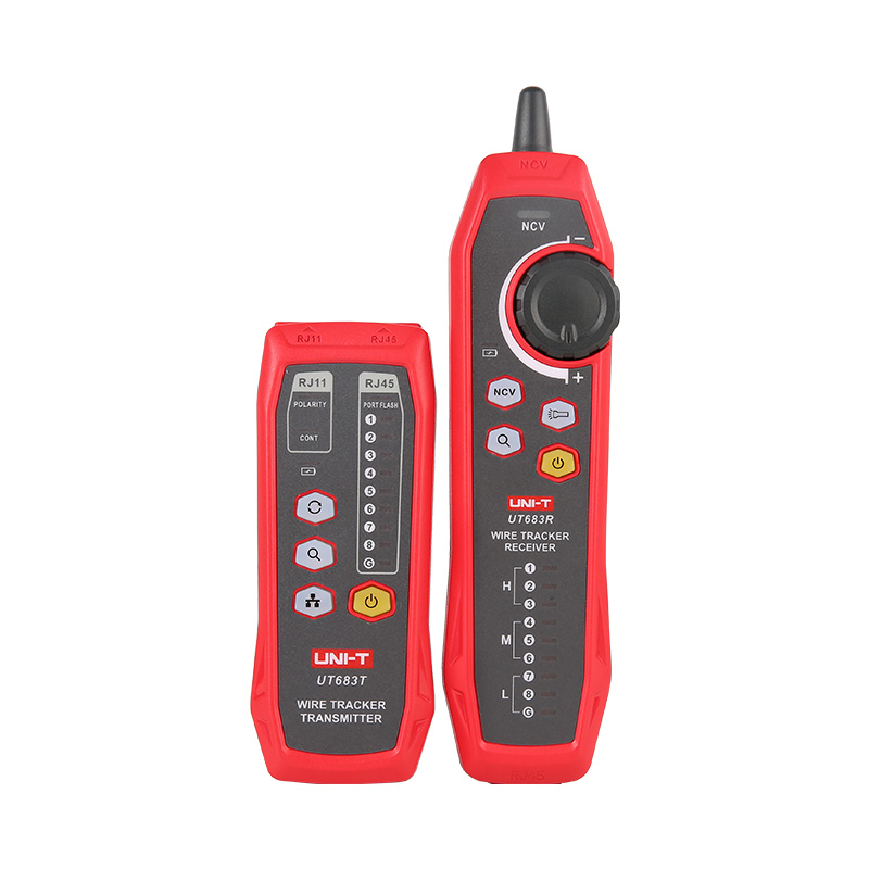 RJ11＞3000m; RJ45＞100m; NCV funkcija; austiņu ligzda, UNI-T