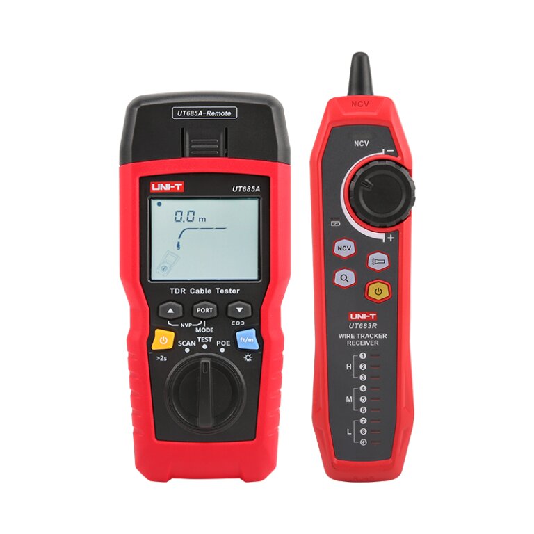 Kabeļu testētājs RJ45, RJ11, 300 m, POE 802.3AF, 802.3 AT, 802.3BT, Ethernet porta tests; VIENĪBA