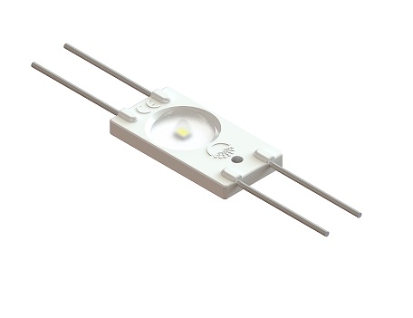LED modulis, 12V, 1.44W, 1xSMD2835 120lm, ar lēcu 160°, IP67 AKTOled