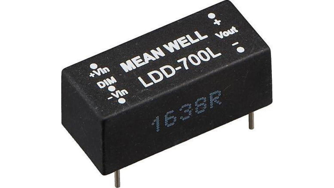 Sprieguma pārveidotājs DC/DC LED 9-36V:2-32V 300mA PWM dimeris  MEAN WELL