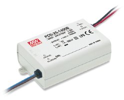 Impulsu barošanas bloks LED 350mA 40-58V PFC dimmējams MEAN WELL
