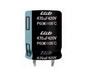 Elektrolīta kondensators 330uF 400V 105° 30X45mm
