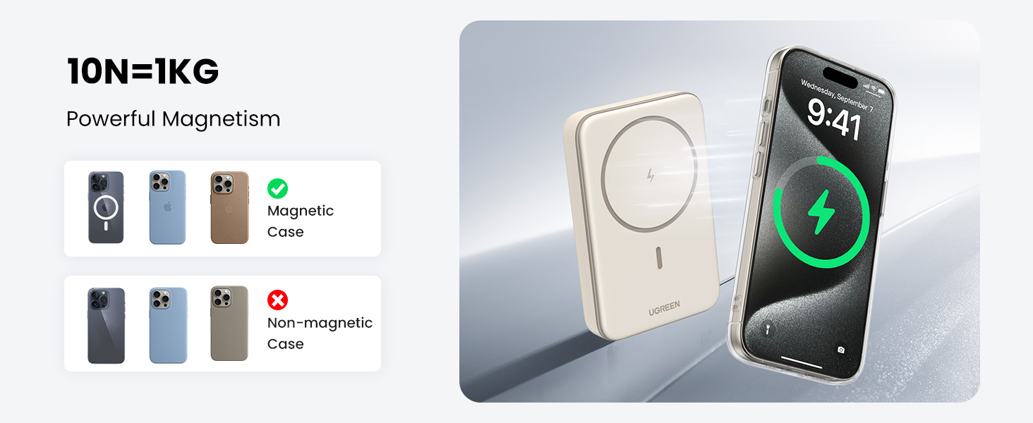 Magnetic 10000 mAh power bank