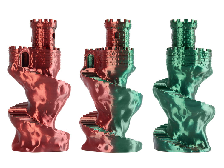 Filament Spectrum PLA Magic SILK 1.75mm FOREST FLAME  1kg