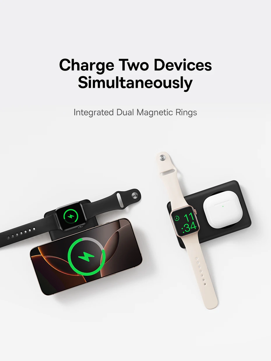 Baseus 27W Magnetic Power Bank 10000mAh 15W Wireless Charging External Battery For iPhone iWatch AirPods Samsung Xiaomi Poco Baseus 27W Magnetic Power Bank 10000mAh 15W Wireless Charging External Battery For iPhone iWatch AirPods Samsung Xiaomi Poco