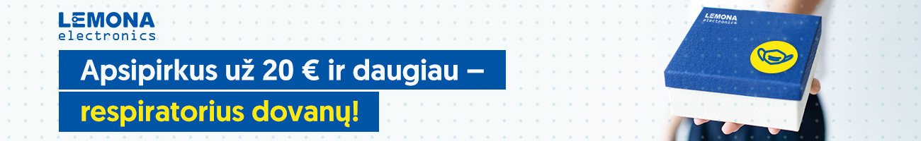 perkant už 20e ir daugiau dovana - respiratorius